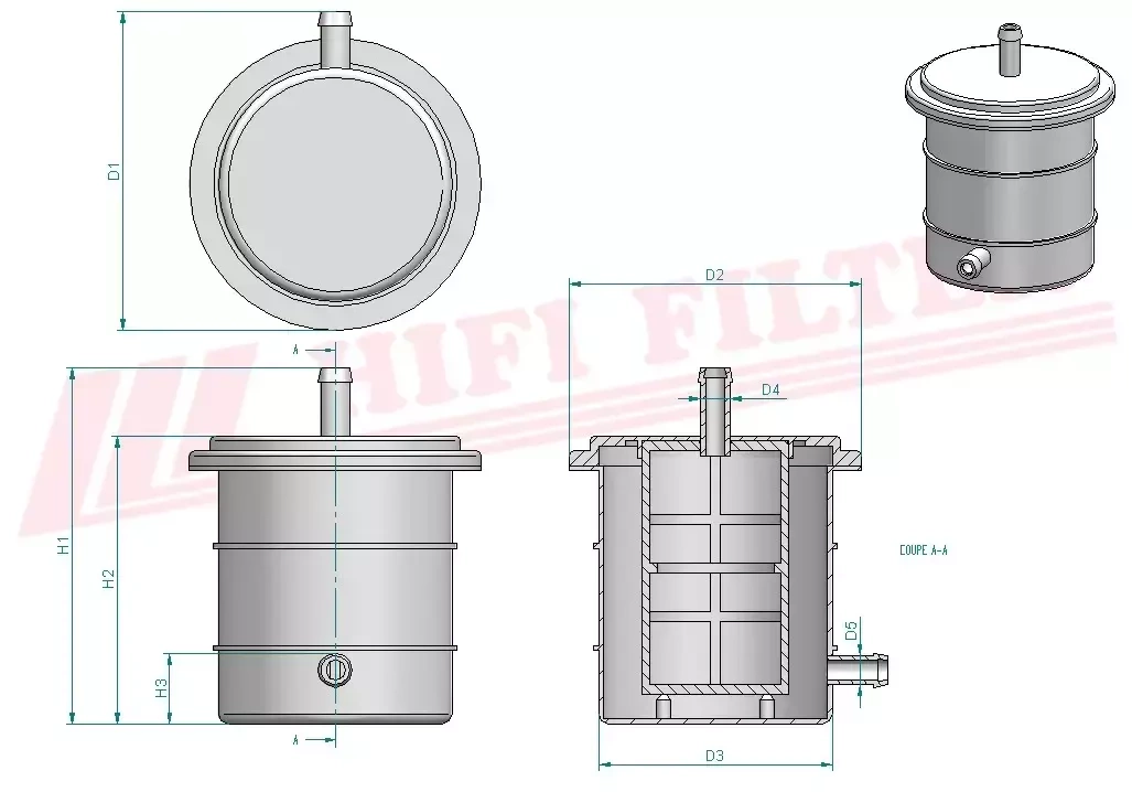 Топливный фильтр HIFI FILTER SN 21601