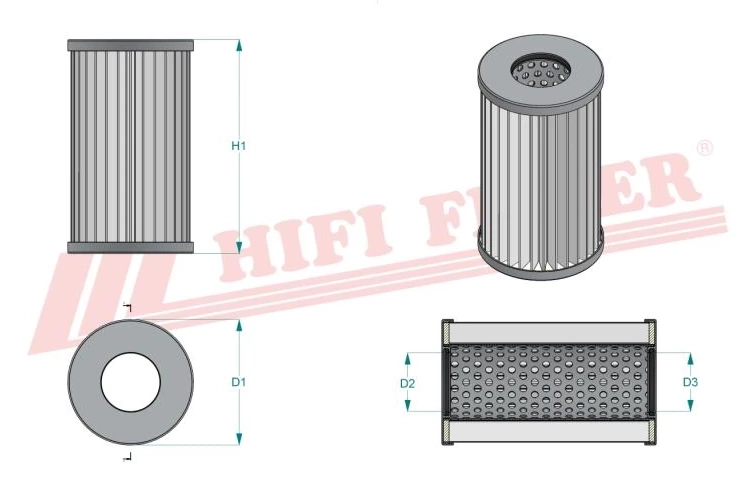 Гидравлический масляный фильтр HIFI FILTER SH 74153 SP