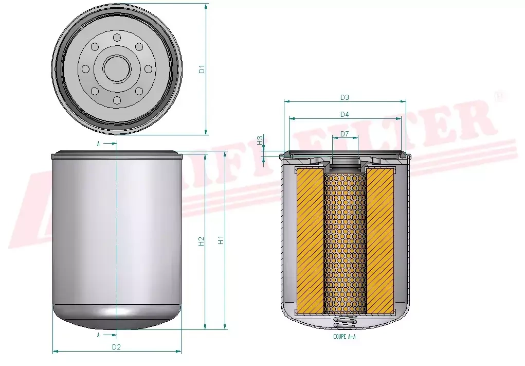 Топливный фильтр HIFI FILTER FT 7269