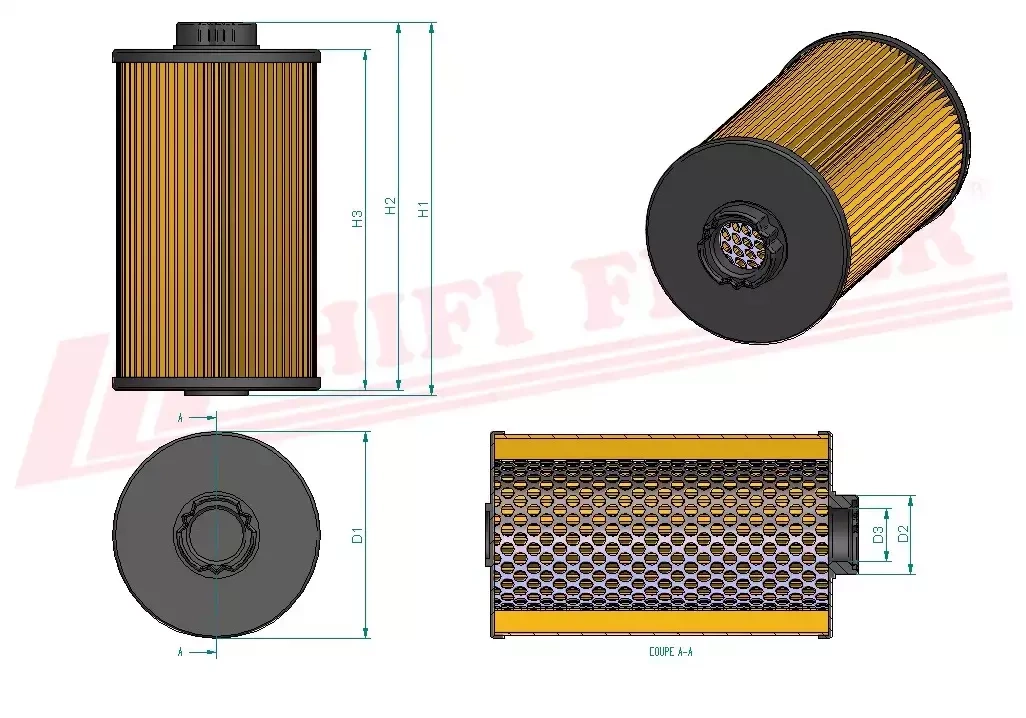 Топливный фильтр HIFI FILTER SN 25045