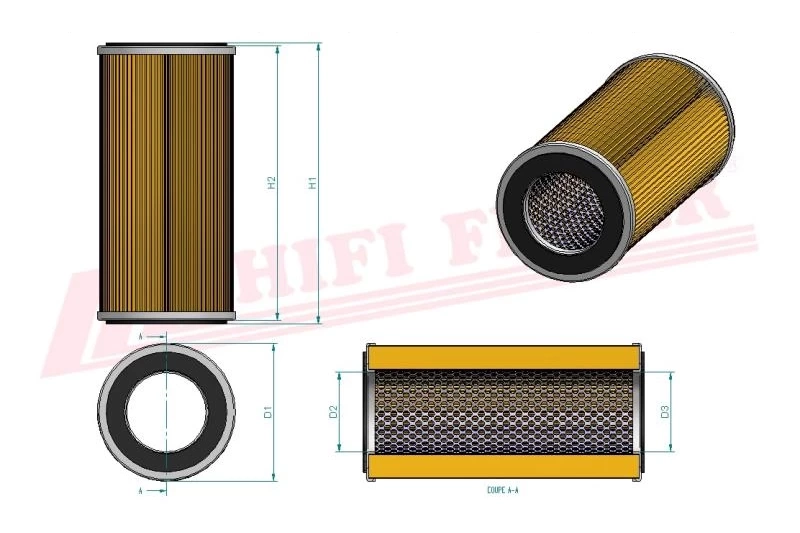 Гидравлический масляный фильтр HIFI FILTER SH 60765 SP