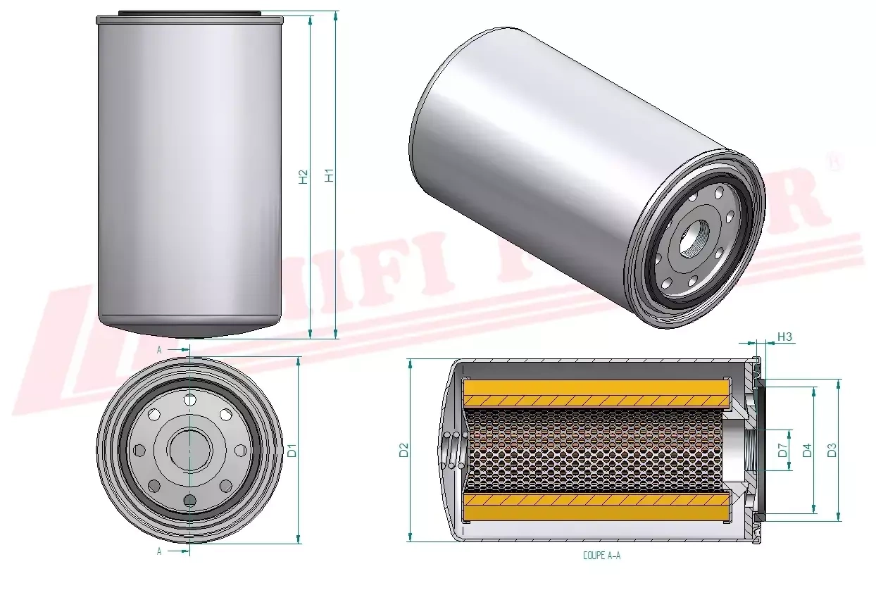 Топливный фильтр HIFI FILTER SN 99108