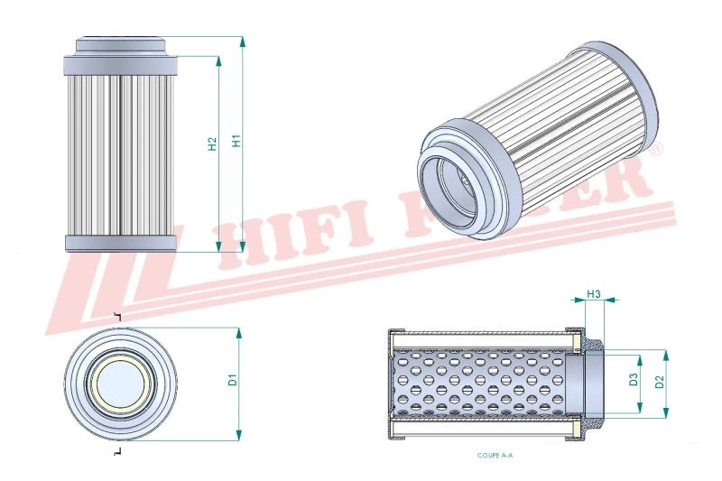 Гидравлический масляный фильтр HIFI FILTER SH 60695