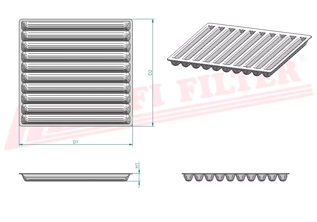 Салонный фильтр HIFI FILTER SC 90172