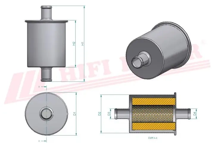 Топливный фильтр HIFI FILTER SN 40718