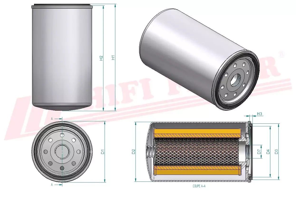 Топливный фильтр HIFI FILTER SN 70521