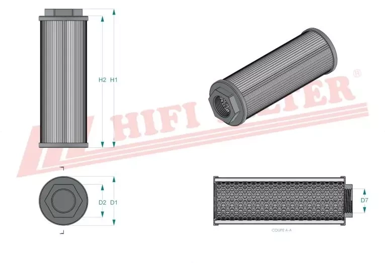 Гидравлический масляный фильтр HIFI FILTER SH 60210