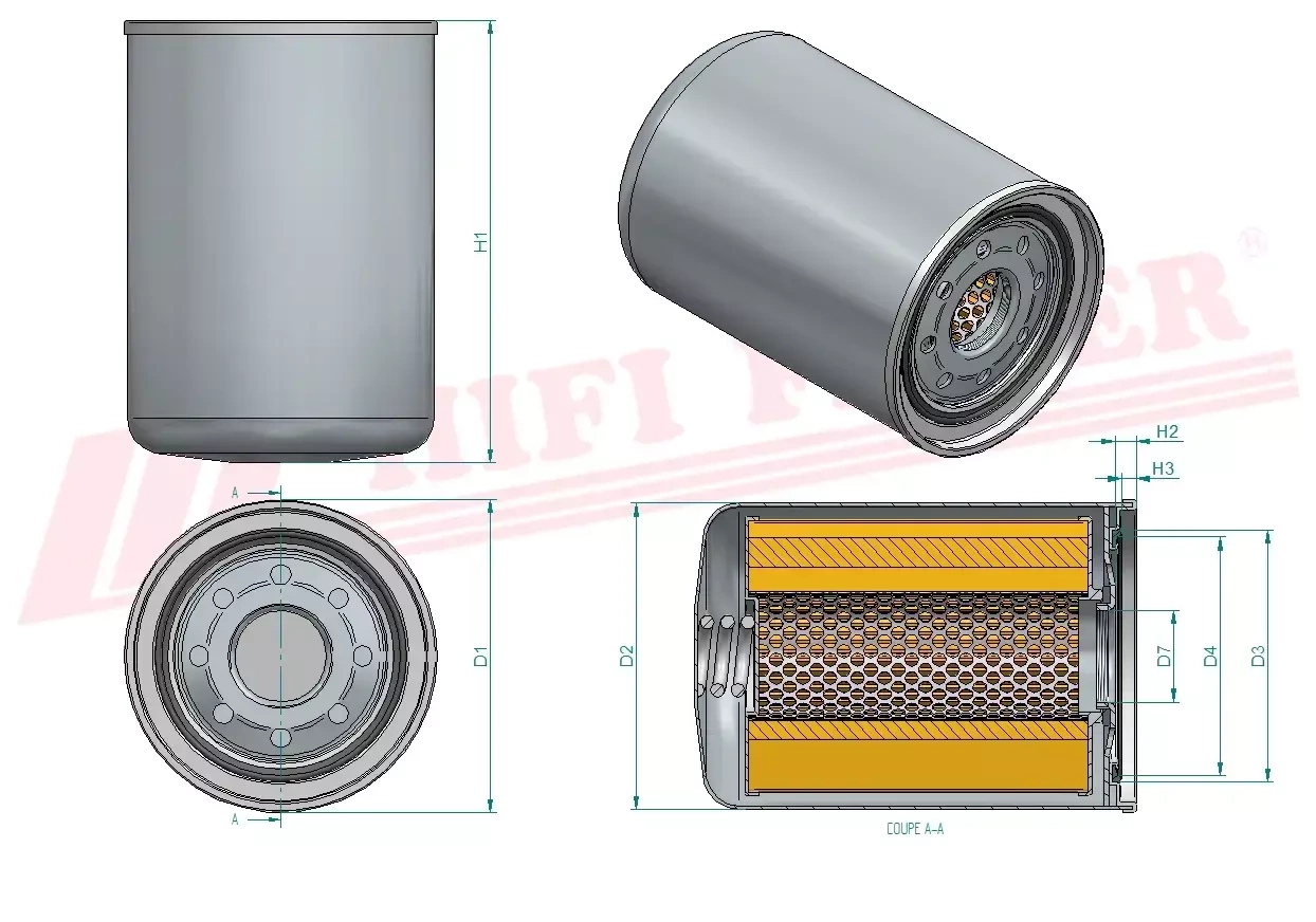 Топливный фильтр HIFI FILTER SN 40638