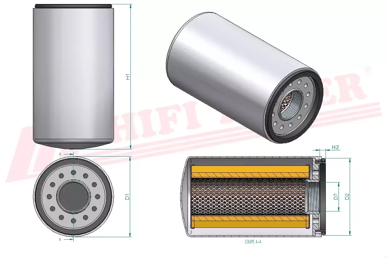 Топливный фильтр HIFI FILTER SN 55429