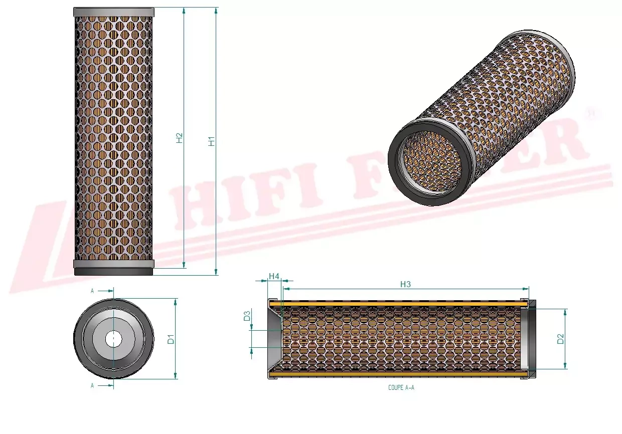Воздушный фильтр HIFI FILTER SA 16452