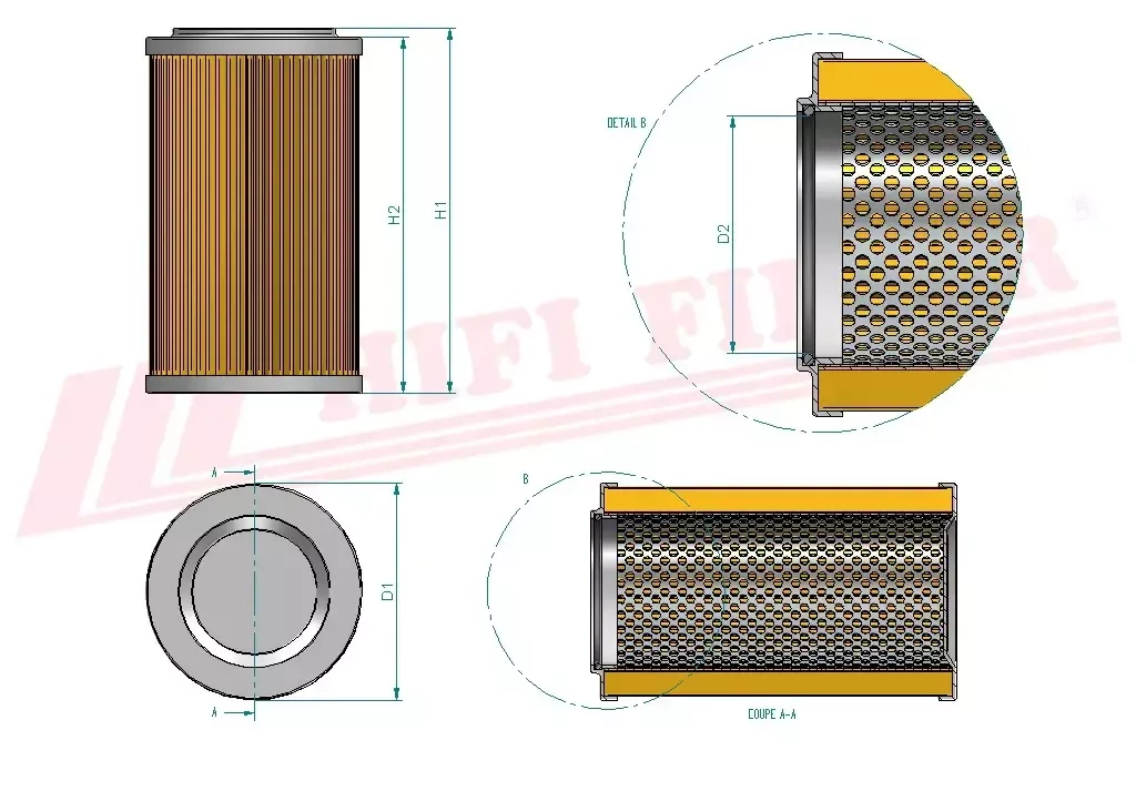 Топливный фильтр HIFI FILTER SN 21590