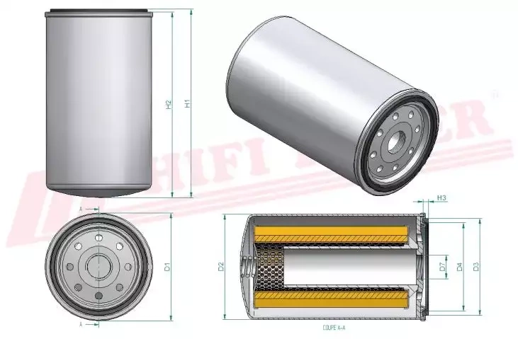 Топливный фильтр HIFI FILTER SN 556