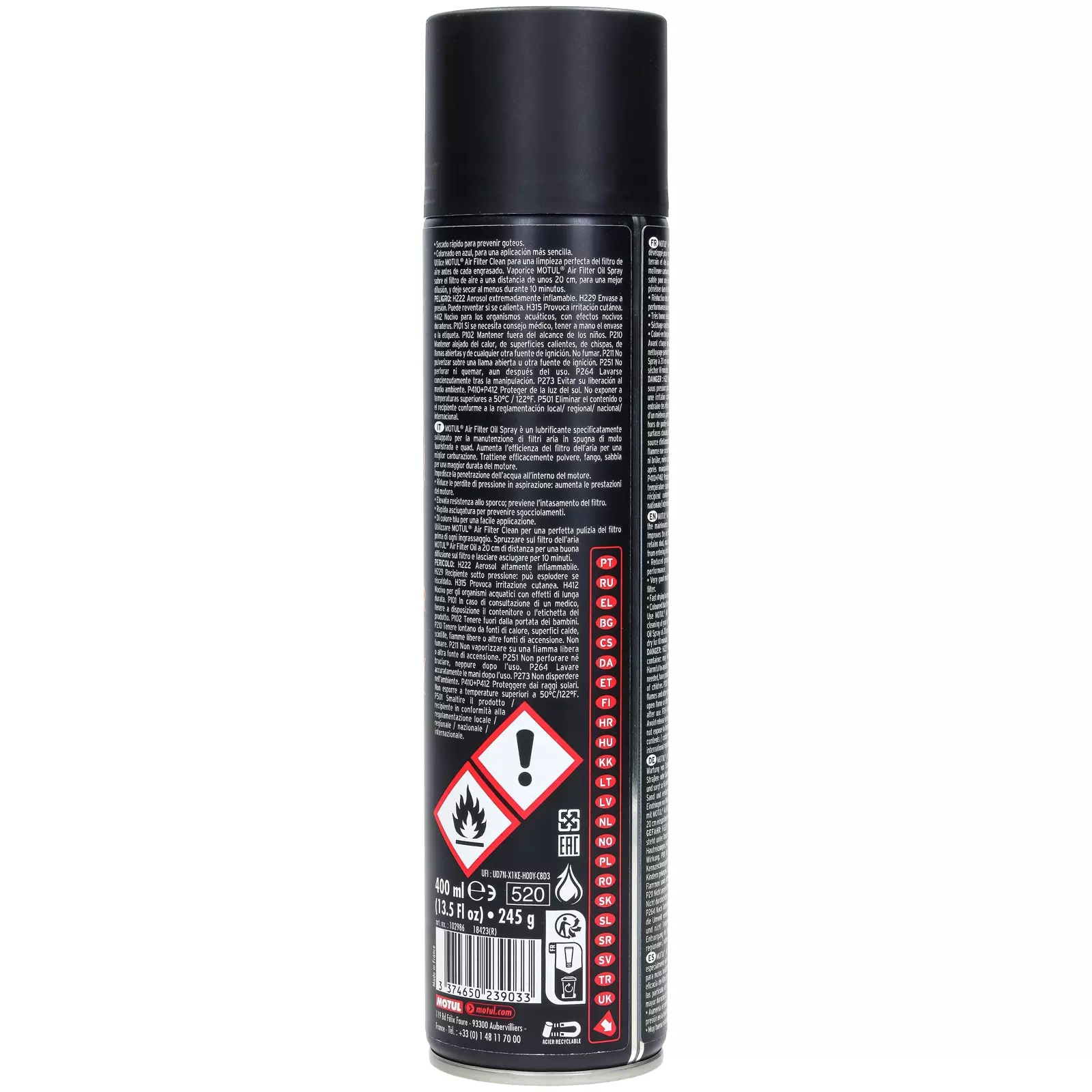 Масло для воздушного фильтра Motul MC Care A2 400 мл