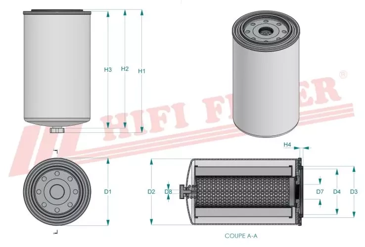 Топливный фильтр HIFI FILTER SN 5038