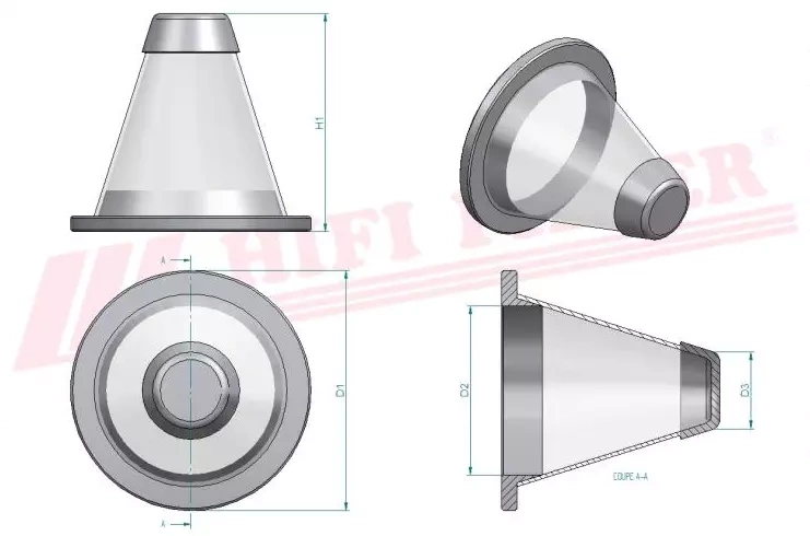 Гидравлический масляный фильтр HIFI FILTER SH 60152