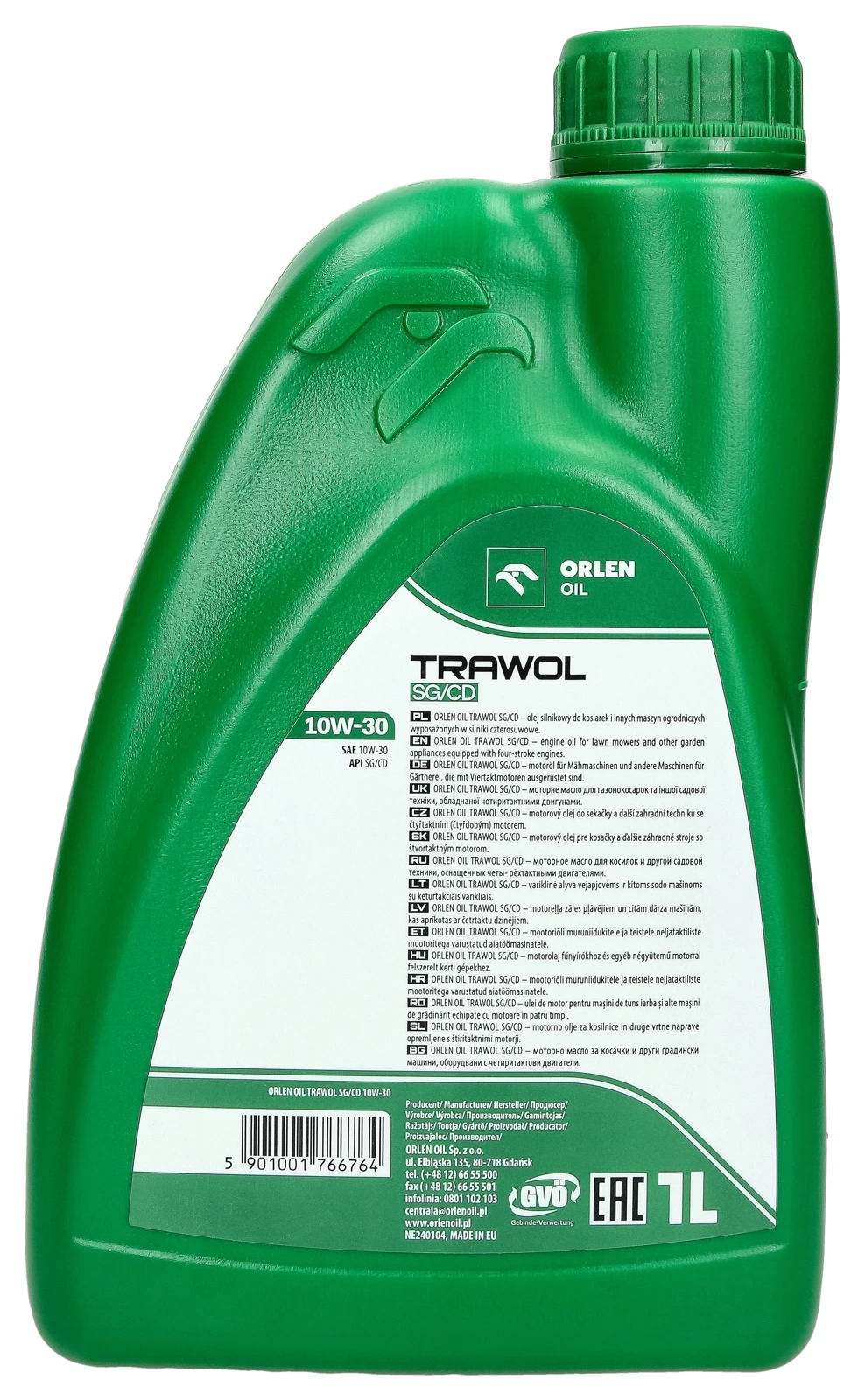 Масло для газонокосилок Orlen TRAWOL 10W-30 1 л