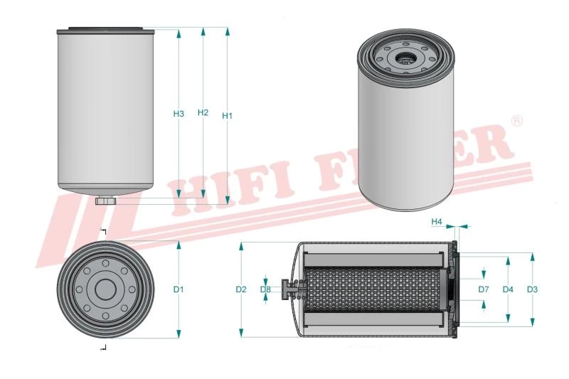Топливный фильтр HIFI FILTER SN 40546