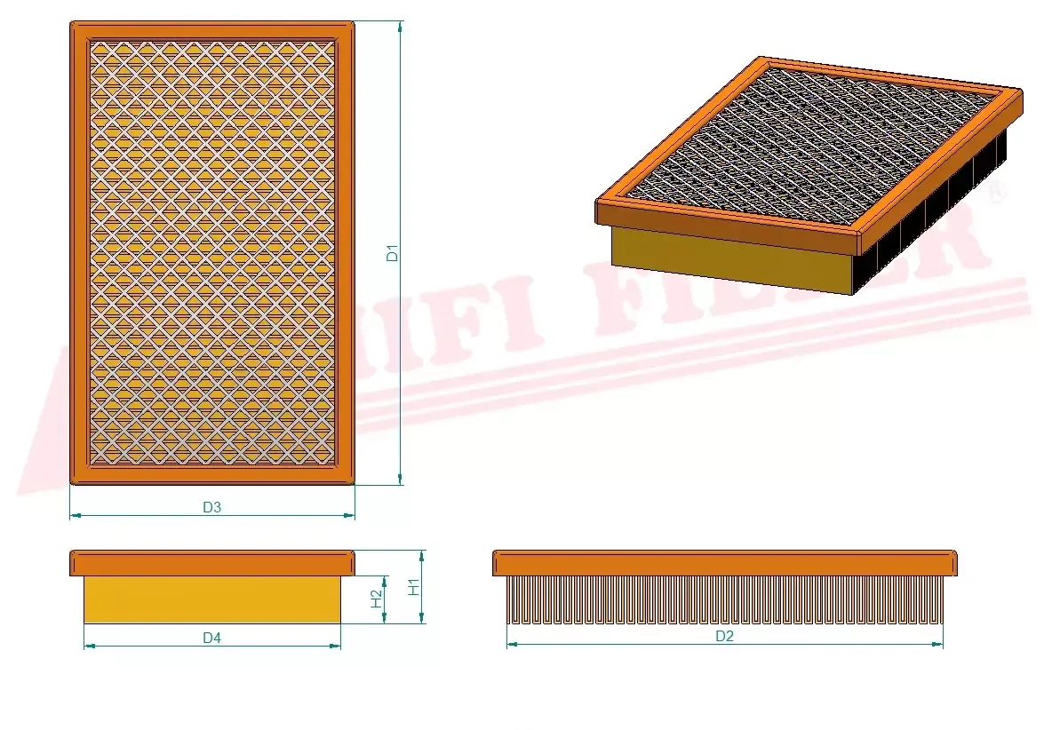 Салонный фильтр HIFI FILTER SC 90017