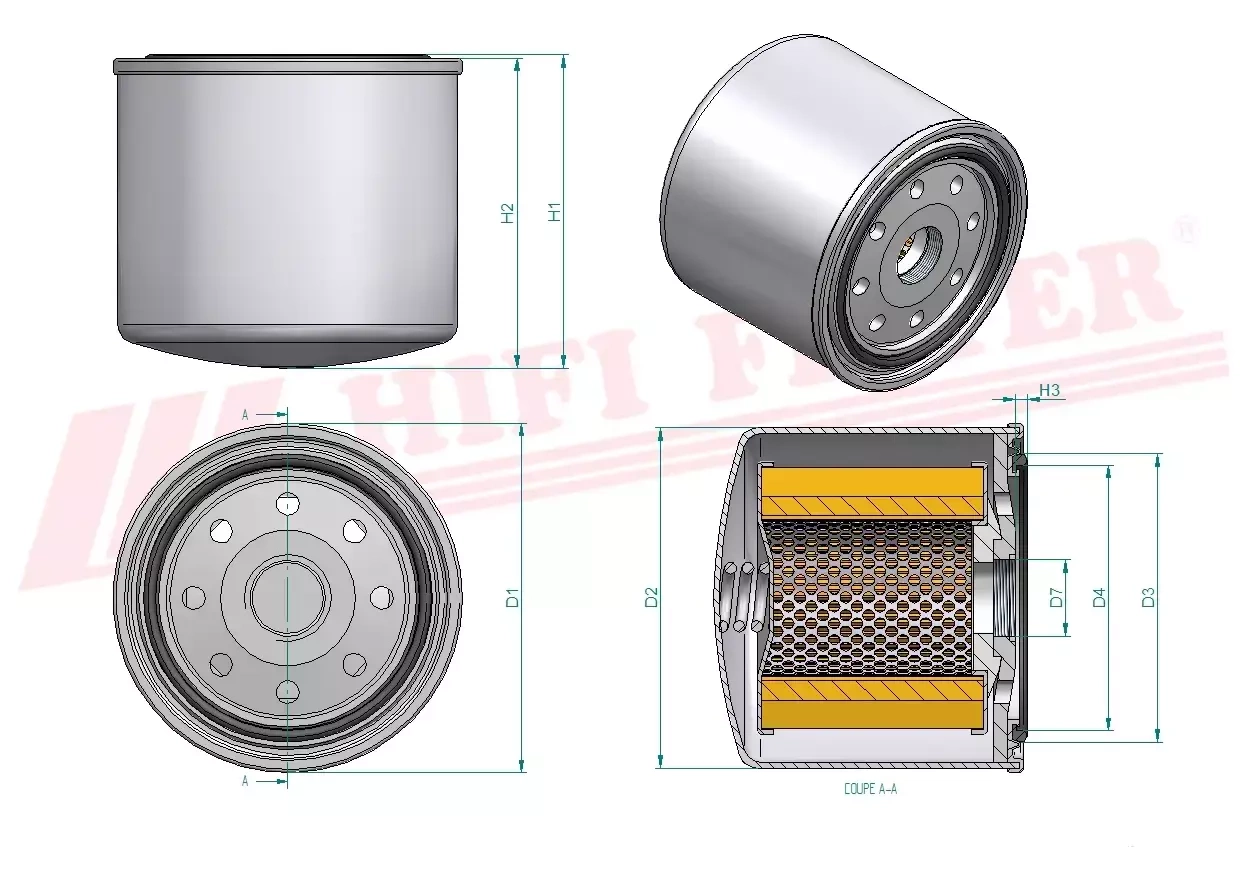 Топливный фильтр HIFI FILTER SN 25031