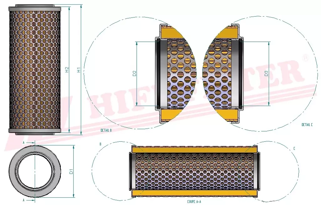 Гидравлический масляный фильтр HIFI FILTER SH 60846
