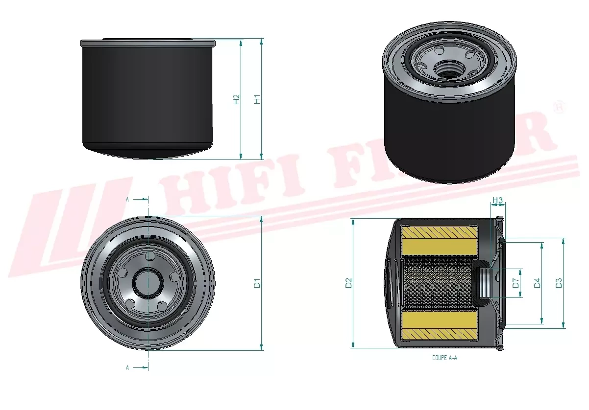 Топливный фильтр HIFI FILTER SN 25027