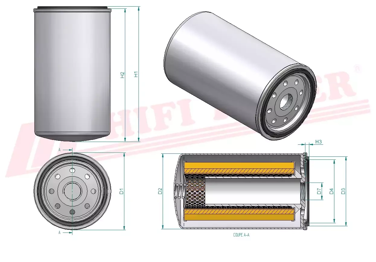 Топливный фильтр HIFI FILTER SN 5058