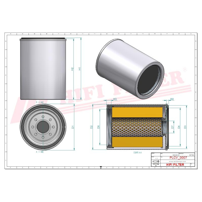 Топливный фильтр HIFI FILTER SN 912030