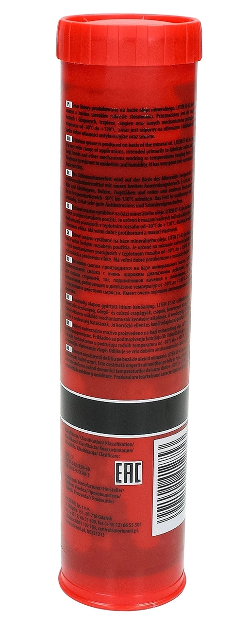 Смазка лития Orlen Liten lt-43 400g