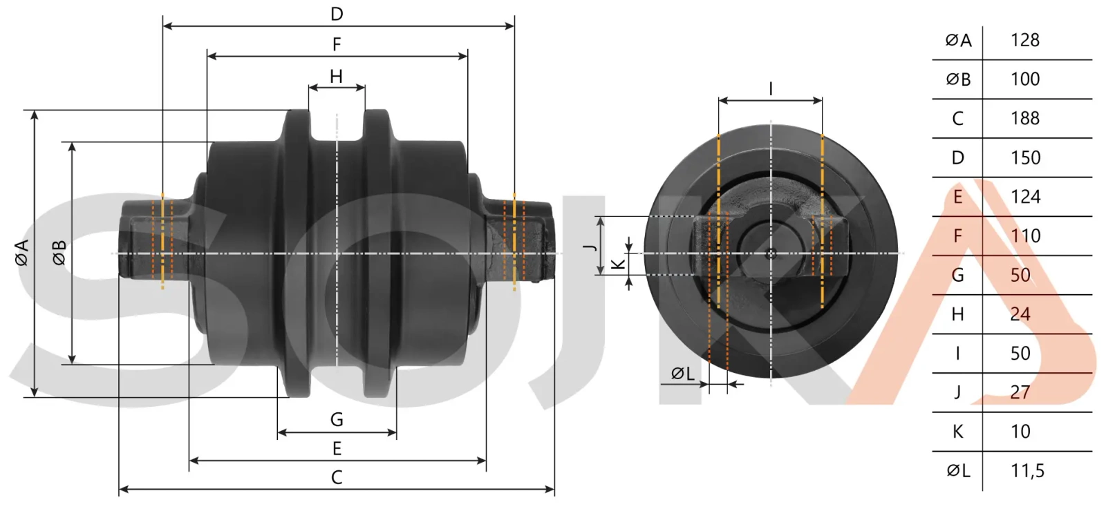 Каток hanix H56C