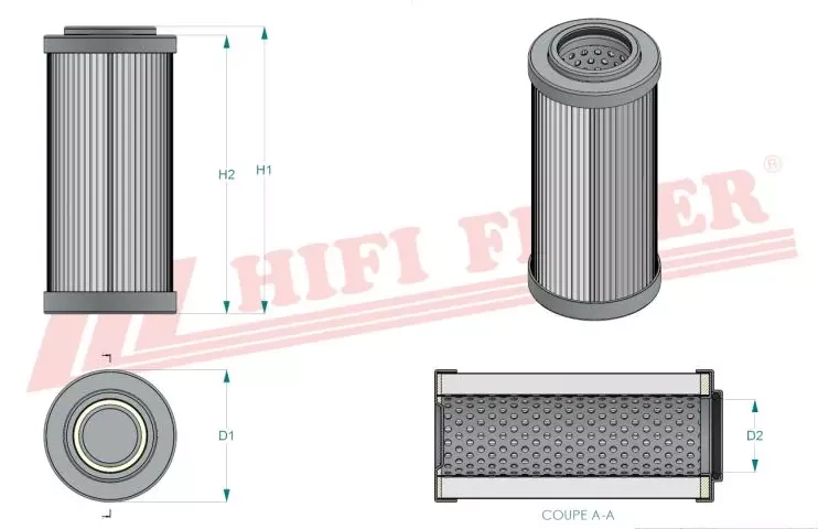 Гидравлический масляный фильтр HIFI FILTER SH 52607