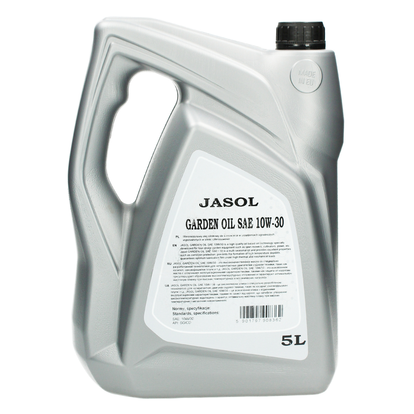 Масло для газонокосилок Jasol Garden 10W30-5L
