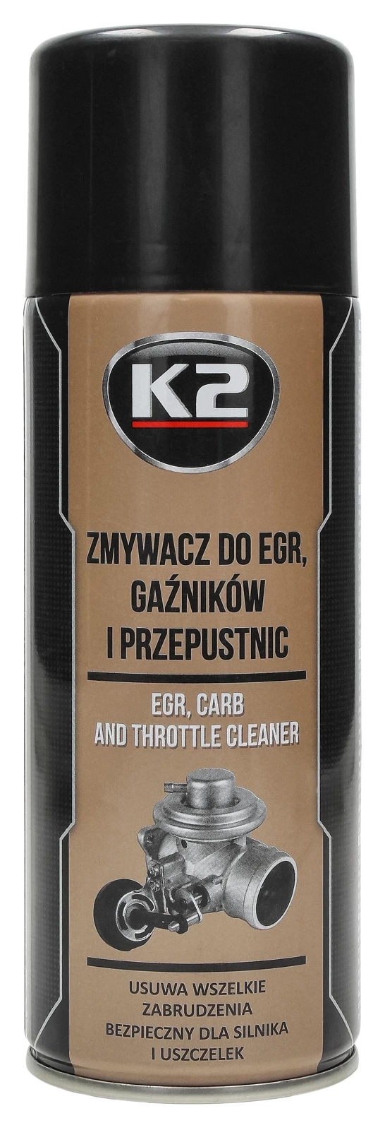 Средство для удаления EGR, карбюраторов и дросселей K2 400ml