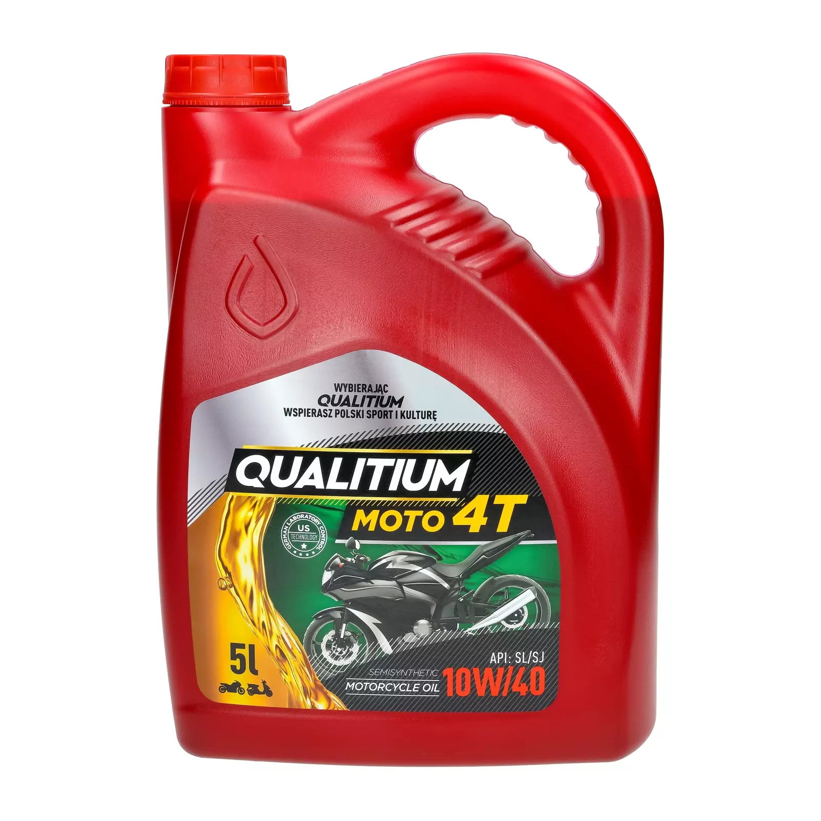 Моторное масло Qualitium Moto 4T 10W-40 5L