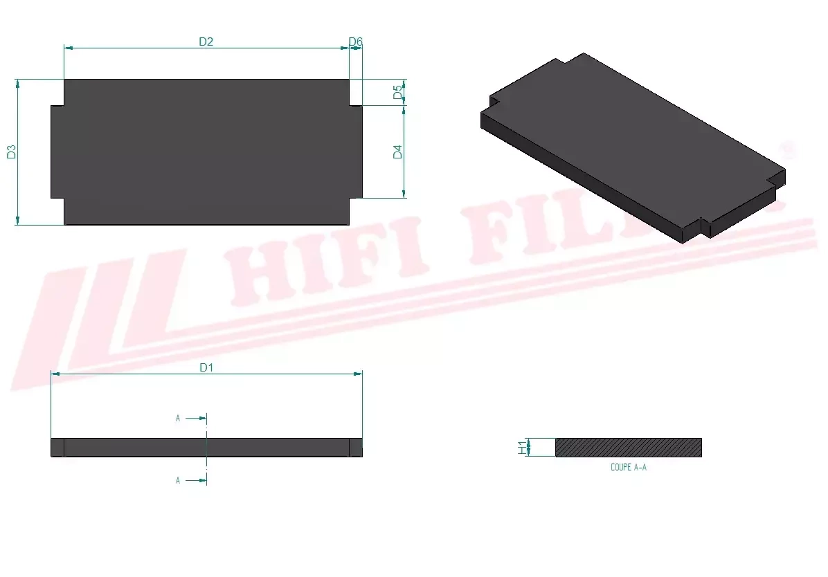 Салонный фильтр HIFI FILTER SC 90314