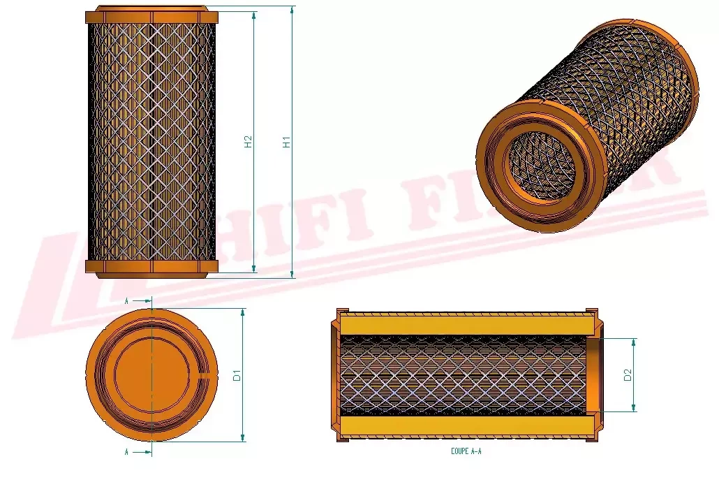 Воздушный фильтр HIFI FILTER SA 16238