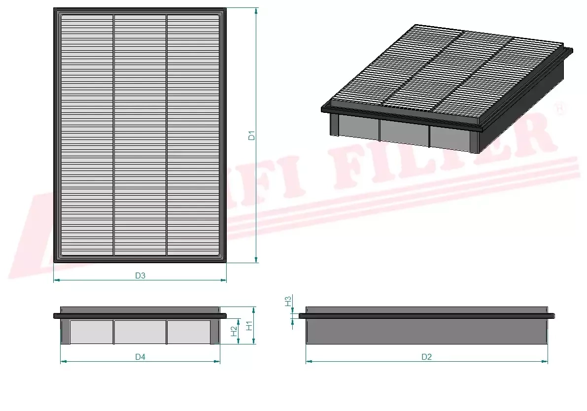 Салонный фильтр HIFI FILTER SC 80020