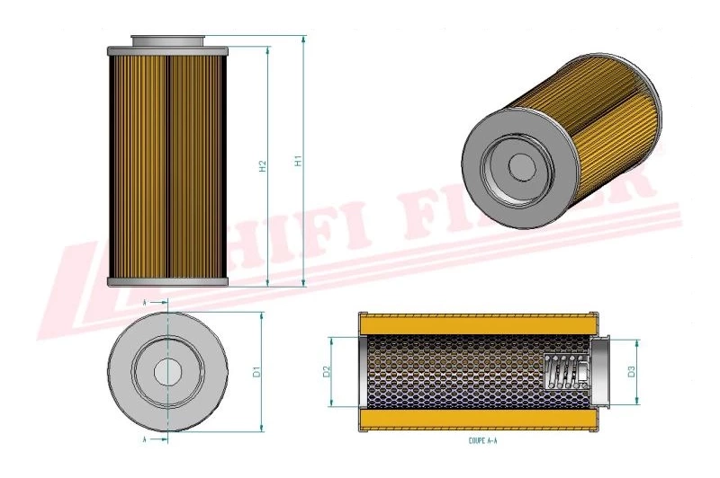 Гидравлический масляный фильтр HIFI FILTER SH 66217