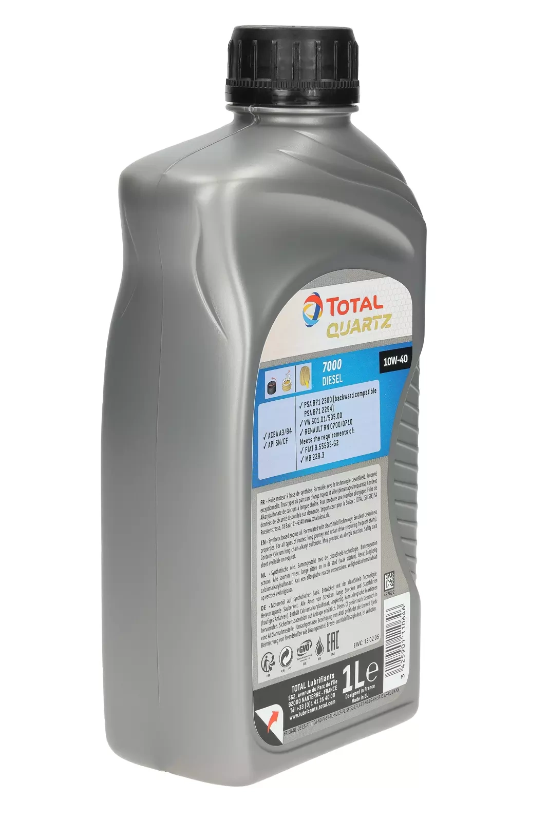 Моторное масло Total Quartz 7000 Diesel 10W-40 1L