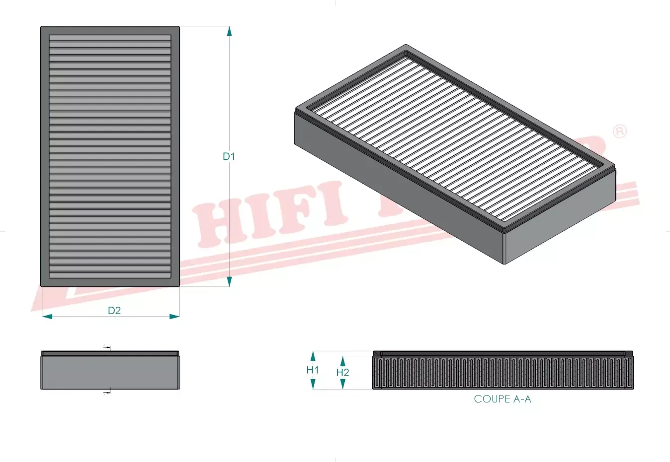 Салонный фильтр HIFI FILTER SC 60032