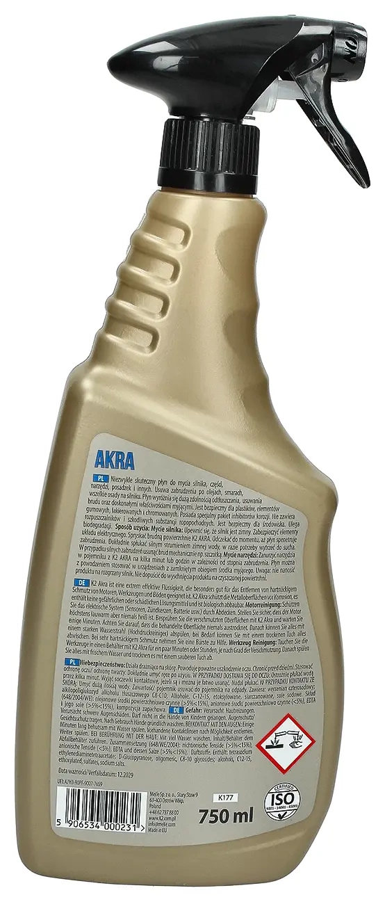 Жидкость для мойки двигателя K2 AKRA 750ml