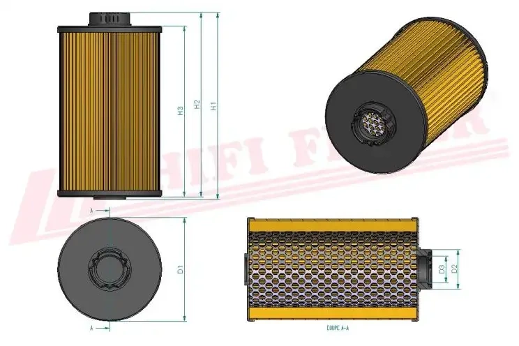Фильтр для топлива HIFI FILTER SN 25083
