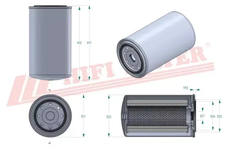 Топливный фильтр HIFI FILTER SN 4070