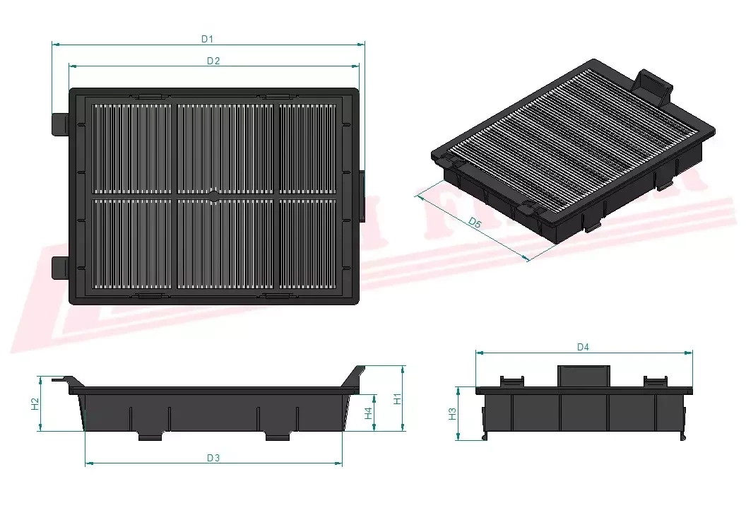 Салонный фильтр HIFI FILTER SC 90224