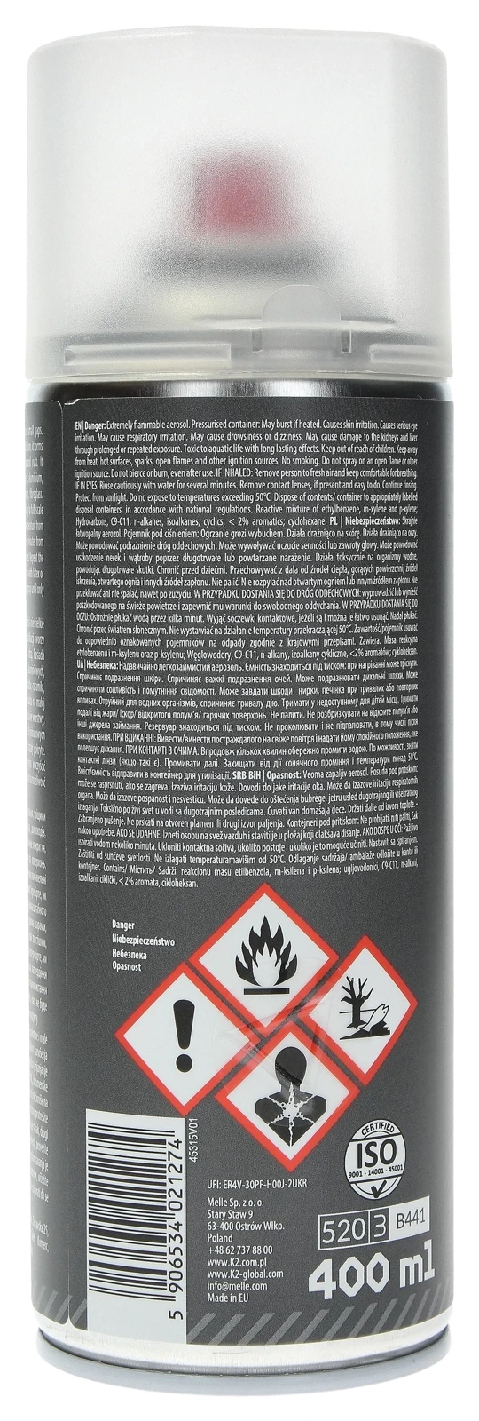 Строительный герметик бесцветный K2 SILGUM 400ML
