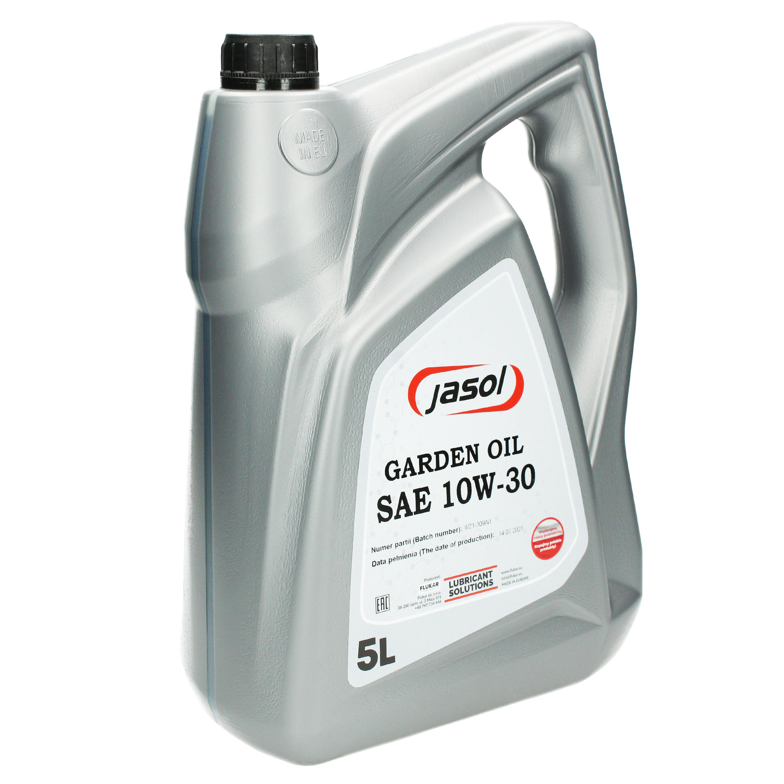 Масло для газонокосилок Jasol Garden 10W30-5L