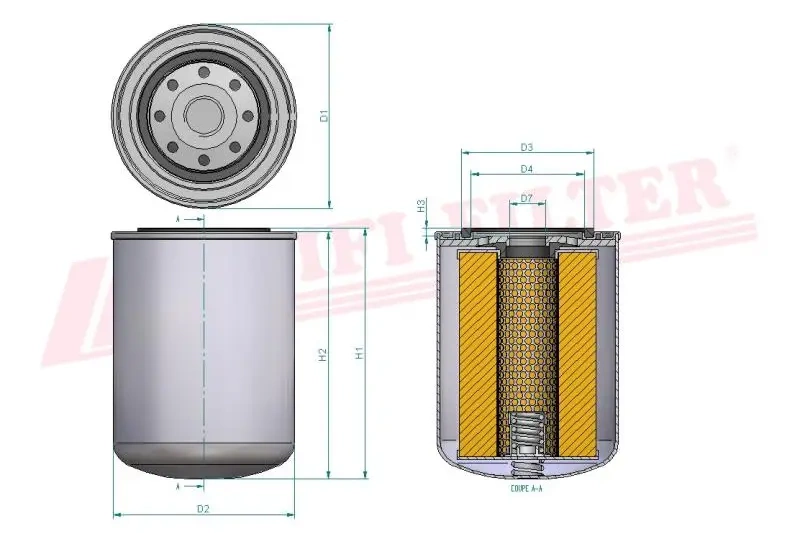 Фильтр моторного масла HIFI FILTER SO 11020
