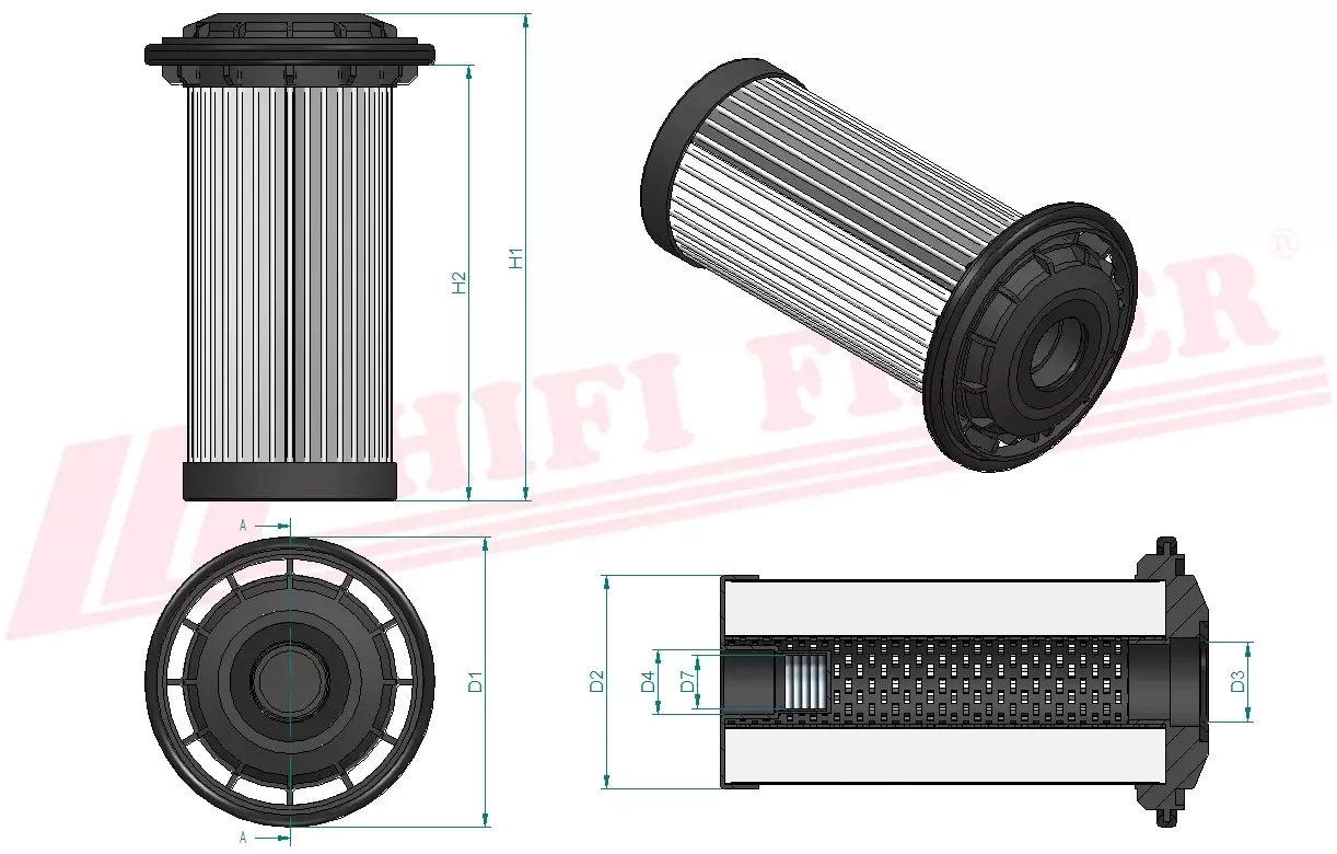 Фильтр моторного масла HIFI FILTER SO 10112