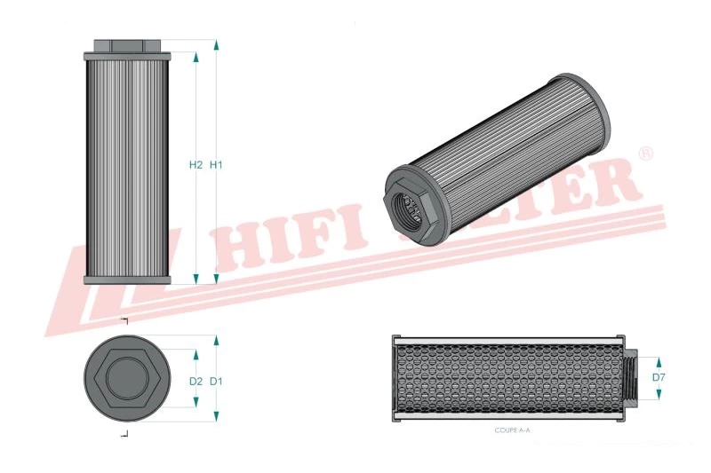 Гидравлический масляный фильтр HIFI FILTER SH 77344