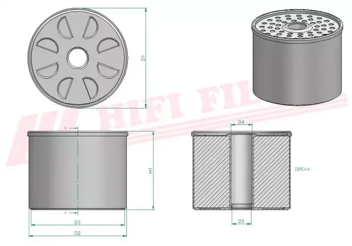Топливный фильтр HIFI FILTER SN 565