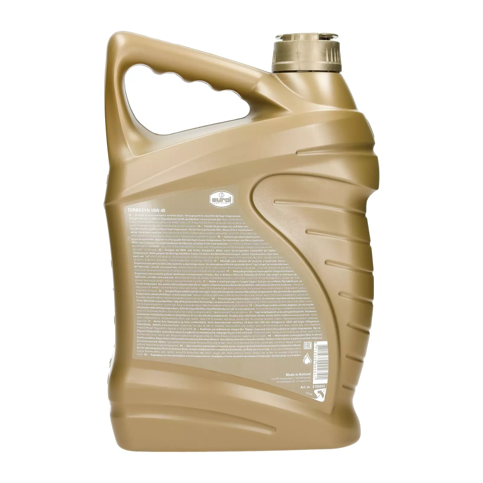 Моторное масло Eurol Turbosyn 10W-40 5L